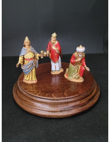 Tres Reyes Magos Adorando 6.5 cm