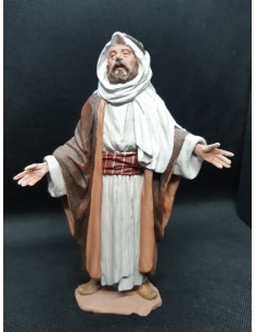 Pastor  manos abiertas de 16 cm