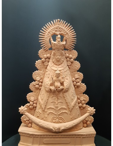 Virgen del Rocío terracota