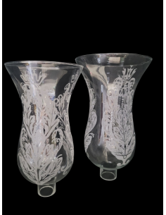 Tulipas de cristal serigrafiada