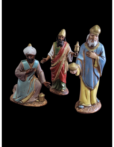 Tres Reyes Magos Adorando 10 cm