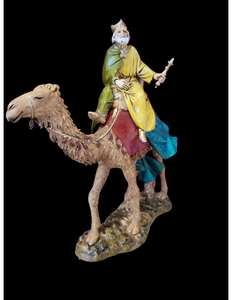 Tres Reyes Magos a camello 12 cm