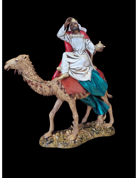 Tres Reyes Magos a camello 12 cm