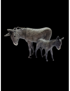 Pareja de burro 8 cm