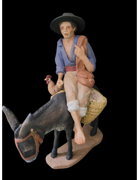 Arriero en burro 14 cm