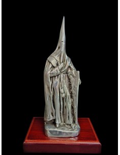 Penitente bronce plateado