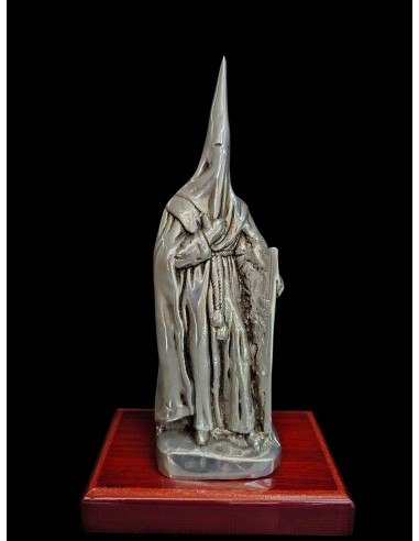Penitente bronce plateado