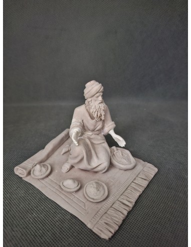Mercader con alfombra 12 cm