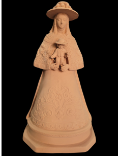 Virgen del Rocío terracota