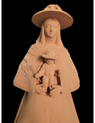 Virgen del Rocío terracota