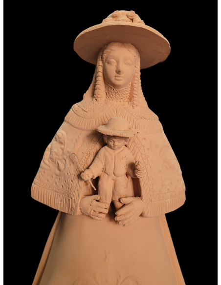 Virgen del Rocío terracota