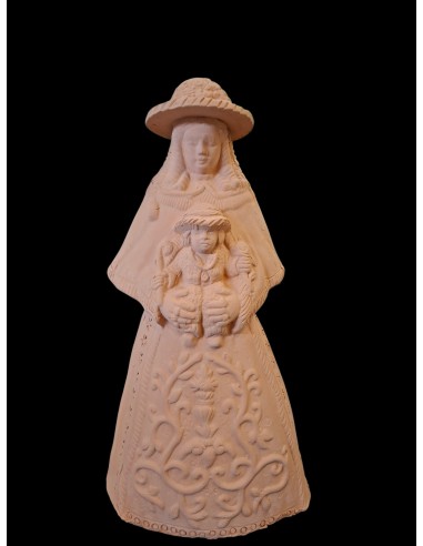 Virgen del Rocío terracota