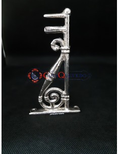 Colgador incensario plateado