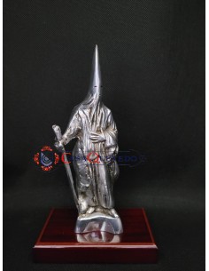 Penitente bronce plateado