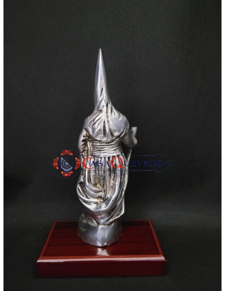 Penitente bronce plateado