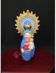 Virgen del Pilar infantil 11 cm