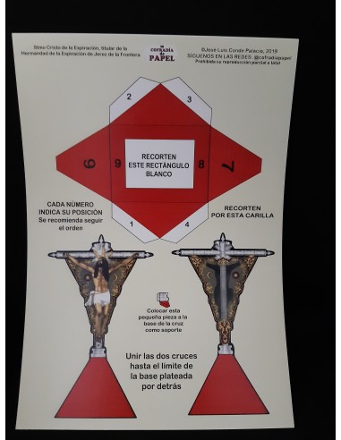 Recortable Cristo de la Expiración de...