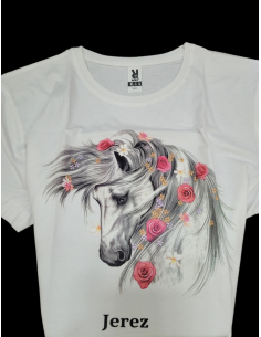 Camiseta Caballo mujer