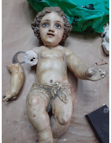 Restauración y limpieza Niño Jesús
