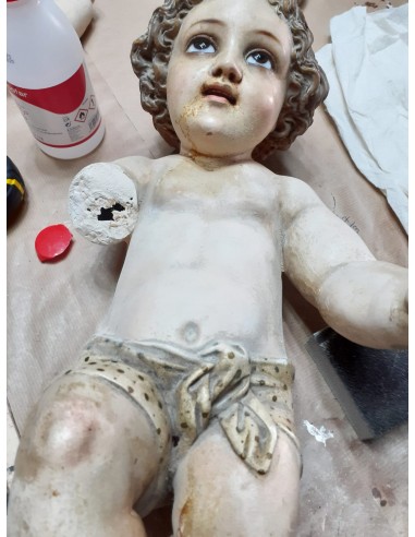 Restauración y limpieza Niño Jesús