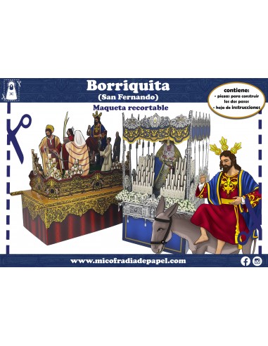 Recortable Borriquita