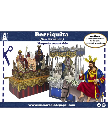Recortable Borriquita