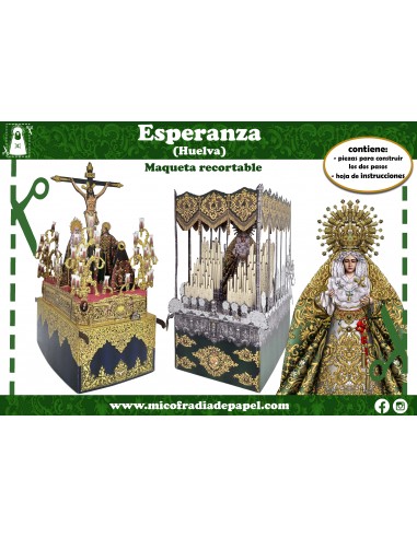 Recortable Esperanza Coronada de Huelva