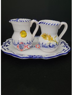 Juego de Vinajeras Cerámica