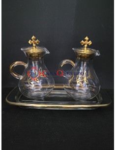 Juego de Vinajeras cristal